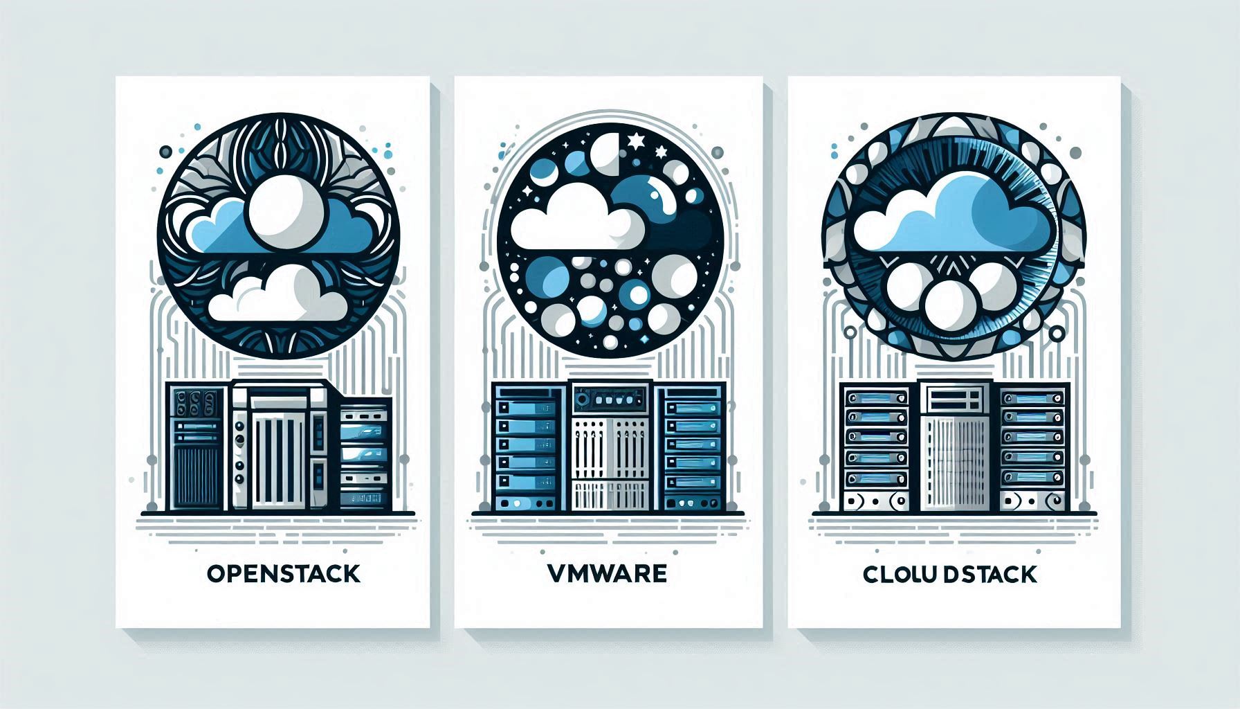 Comparing Cloud Orchestrators For The Public Cloud Use-case: OpenStack v/s VMware v/s CloudStack